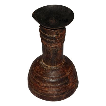 Hand Made Wooden Candle Stand-18